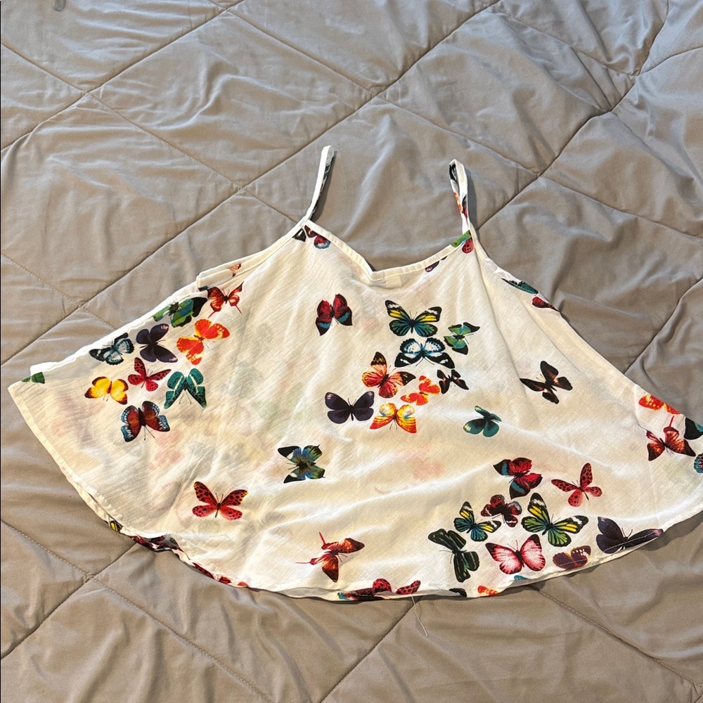 Butterfly Print Women's Top